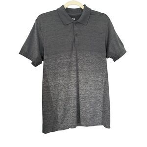 Uniqlo Dry-EX Gray Polo Shirt Performance Short Sleeve Size Medium